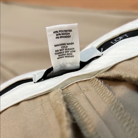 Ann Taylor Loft Julie Tan dress Pants - Picture 15 of 16